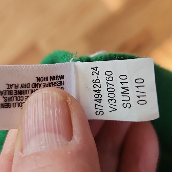 GAP womens green cardigan size small 100% cotton short sleeve button front soft - Picture 15 of 15